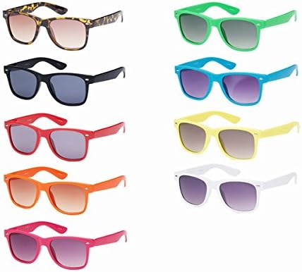 2020 P1543 Lot of 24 Nerd Glasses - Buddy Holly Wayfarer Sunglasses