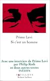 Si c'est un homme : Souvenirs