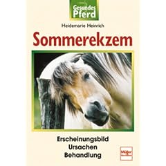 Sommerekzem. Gesundes Pferd.