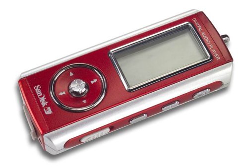 SanDisk 256 MB MP3 Player Red