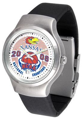 Buy Suntime Kansas Jayhawks 2008 Basketball National Champions Finalist 3 Hand & Date Watch by SunTime - LinksWalker (MP Direct)