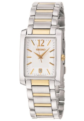Seiko Men's SKK709 Dress White Dial Watch