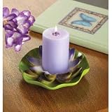Lotus Flower Scented Candle and Holder Set