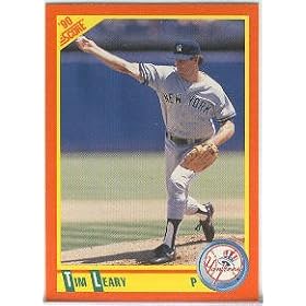 1990 Score Rookie and Traded 27T Tim Leary New York Yankees (Baseball Cards)