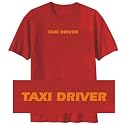 T-Shirt Red " Word Taxi Driver " Occupations