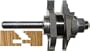 Magnate 9002 Reversible Stile & Rail Router Bits - Classic Profile; 7/8" Cutting Height