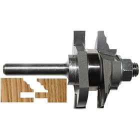 Magnate 9002 Reversible Stile & Rail Router Bits - Classic Profile; 7/8" Cutting Height