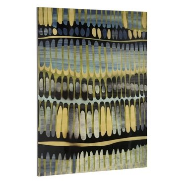 Multicolor Wall Art in Blue, Yellow, Green, Grey and Black