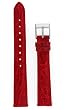 Watch Band Genuine Crocodile Red Padded Built-In Spring Bars 14 millimeter Watch Band Genuine Crocodile Red Padded Built-In Spring Bars 14 millimeter