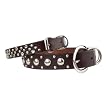 MEDIUM - 14-18" - Olympus Leather Studded Collar MEDIUM - 14-18" - Olympus Leather Studded Collar