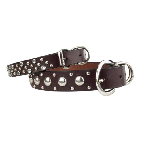 X-LARGE - 22-26 - Olympus Leather Studded Collar