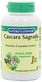 Nature's Answer Cascara Sagrada Bark, 90 Veggie Caps