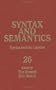 Syntax and Semantics, Volume 26: Syntax and the Lexicon (Syntax and Semantics) (Syntax & Semantics)