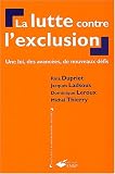 La lutte contre l'exclusion