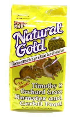 2 2lb Pretty Pets Natural Gold Timothy Orchard Grass Hamster Gerbil Food