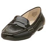 AK Anne Klein Women's Ringgo,Black Patent,10.5 M