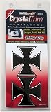 Magnegrafix Maltese Cross-Silver Black, Pack of 2