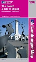 The Solent and the Isle of Wight, Southampton and Portsmouth (OS Landranger Map Series)