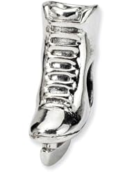 Sterling Silver Ice Skate Charm Bead Fits Pandora Chamilia Biagi Bracelet