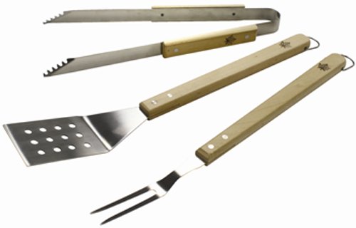 GrillPro 40039 3-Piece Maple Tool Set