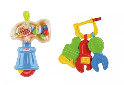 Mattel W0534 - Fisher Price Erster Rassel und Bei&szlig;ring Preisvergleich