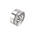 JOOP Ring Silber umlaufend mit Zirkonia besetzt JPRG90513A