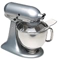 KitchenAid KSM150PSMC Artisan Series 5-Quart Mixer, Metallic Chrome