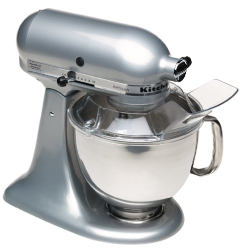 KitchenAid KSM150PSMC Artisan Series 5-Quart Mixer, Metallic Chrome