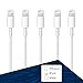 5PCS 6ft USB Sync and Charge Lightning Cables for iPhone 6s Plus / 6 Plus / 6s / 6 / 5s / 5 / 5c
