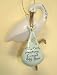 Carlton Cards 2010 Heirloom Parents-To-Be Stork Figure Christmas Ornament