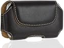 BlueHarbor Horizontal Leather Case with Belt Clip for Apple iPhone 3G & 3GS