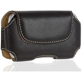 BlueHarbor Horizontal Leather Case with Belt Clip for Apple iPhone 3G & 3GS