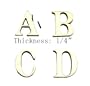 1-3/4 inch Tall Solid Brass Bright Brass Finish House Letters