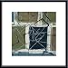 Retro Flux II by Leslie Bernsen 14.00X13.00 Framed with Black Metal Frame