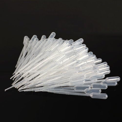 Premium Essential Supply - Plastic Transfer Pipettes 3ml, Gradulated, Pack of 10