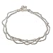 Handmade Sterling Silver Anklet Pair Foot Jewelry 10.25 inches