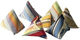 Berlingot Cubic Stripes French Provence Maxi Ticking Fabric Bag Lavender Sachet Direct Import