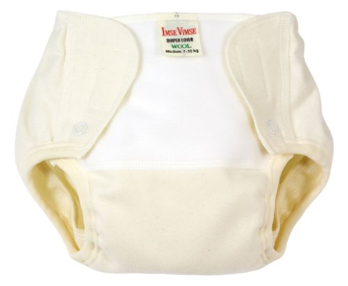 Imse Vimse Merino Wool Diaper Cover - Large Natural