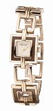 Kenneth Cole Stainless Steel Gold Plated Cream Analogue Dial Mop Bracelet Watch