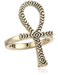 House of Harlow 1960 Gold Knot of Isis Ring