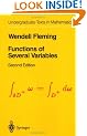 Functions of Several Variables (Undergraduate Texts in Mathematics)