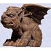 Gothic Sculpture Medieval European perched Gargoyle