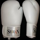 Boxing Gloves LEATHER - WHITE