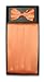 SILK Cumberbund & BowTie PEACH ORANGE Men's Cummerbund & Bow Tie Set