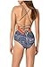 GoLoveY Womens Fashion One Piece Swimsuit Bandage Swimsuits Lace Up Bathing Suit