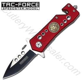 TAC-Force Couteau de poche FireFighter Pompiers Americain - Compact folding intervention Fire Department - YC55FD