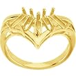 14K Yellow Gold Mother's Ring - 5 Gemstone -- YOU CHOOSE THE COLORS!