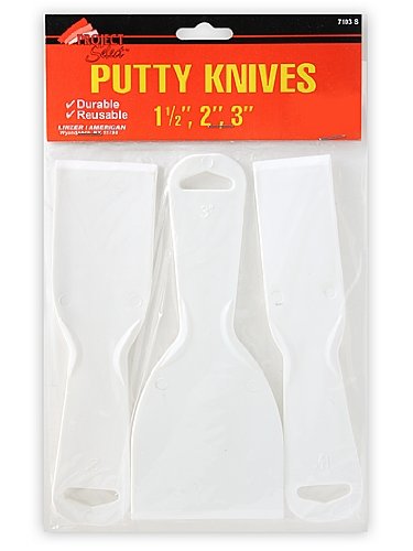 Linzer Plastic Putty Knives Set/3 set/3