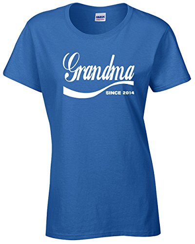 Jacted Up Tees Grandma Since 2014 JUNIOR FIT Ladies T-Shirt SHIPS FROM OHIO USA