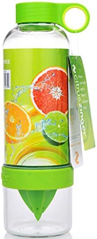 Ainycups Travel Creative Portable Fruit Cup Manually Juicing Heat-Resistant Plastic Mugs in Green